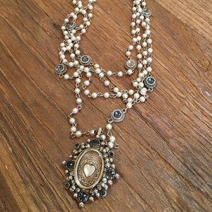 VSA Virgins Saints and Angels Pearl Necklace